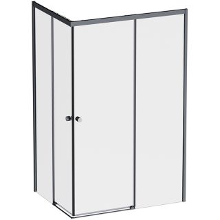 Душевой уголок AM.PM X-Joy W94G-403-12090-BТ 120х90 профиль Черный матовый стекло прозрачное